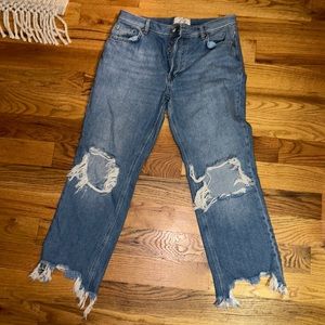 Women’s size 29 free people ripped jeans